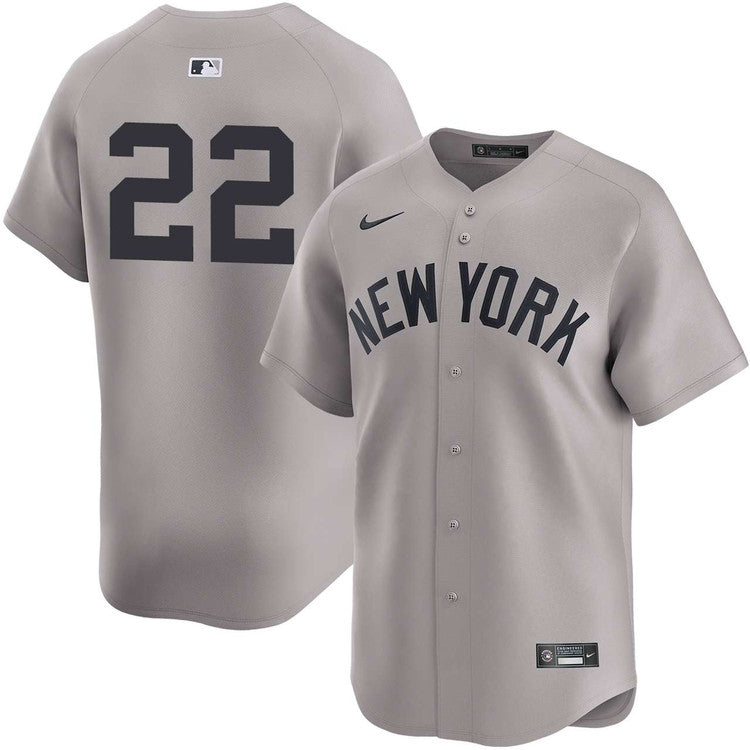 Ben Rice YOUTH KIDS New York Yankees Official MLB Nike gray product image 1