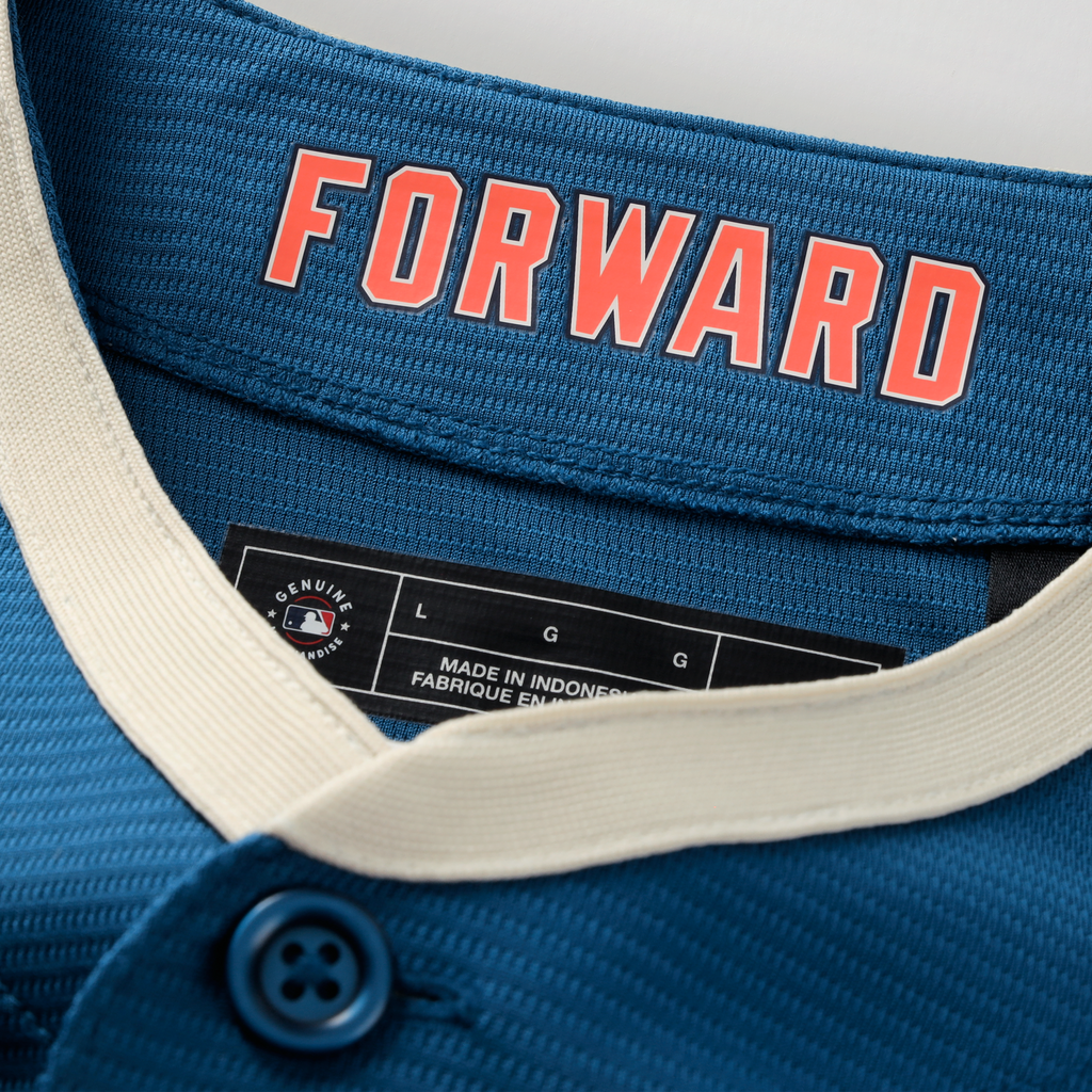 Milwaukee Brewers Jackson Chourio Mineral Blue 2026 City Connect Stadium Jersey product image 5, provided for visual