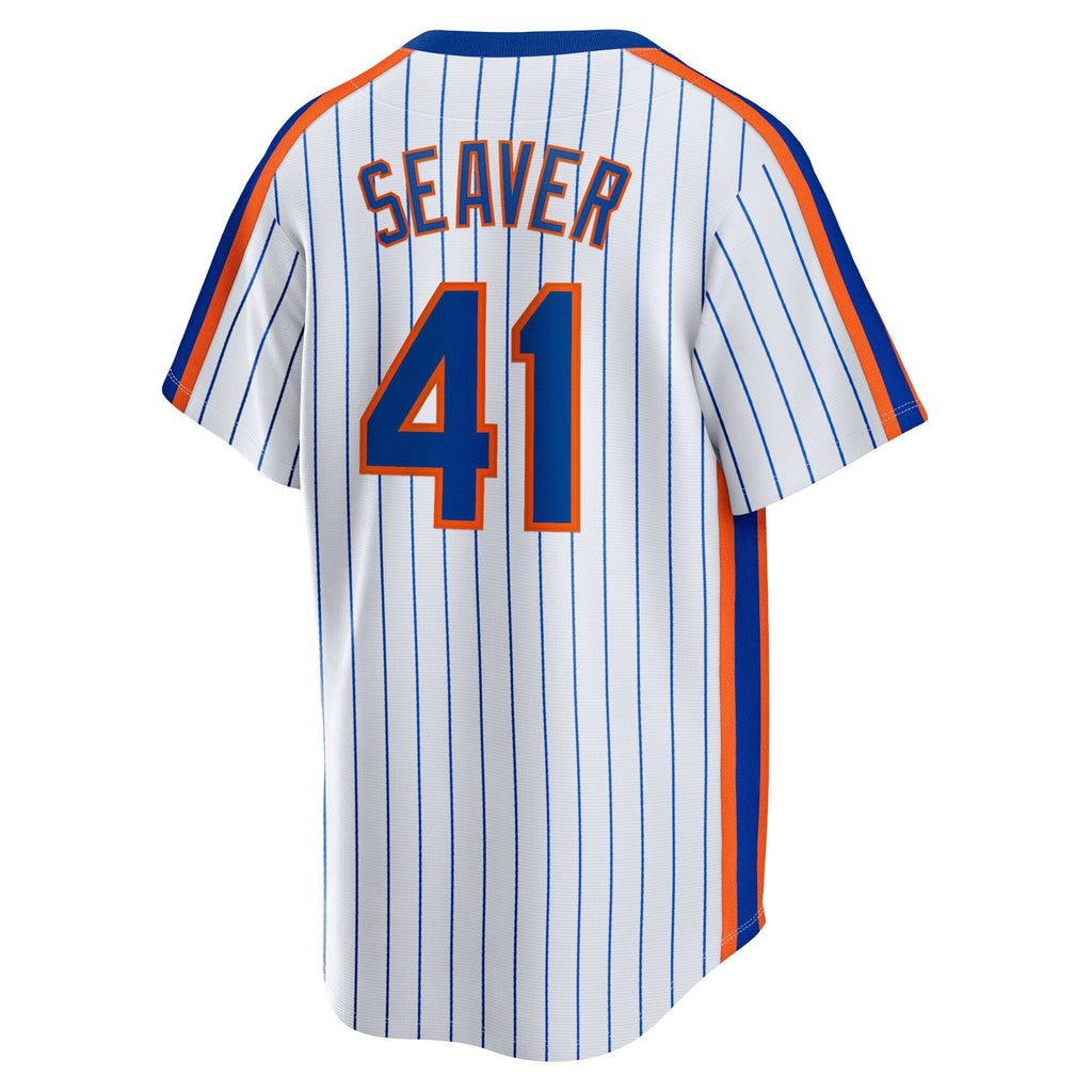 New York Mets Tom Seaver White Home Cooperstown Collection Player Jersey product image 4, provided for visual reference and