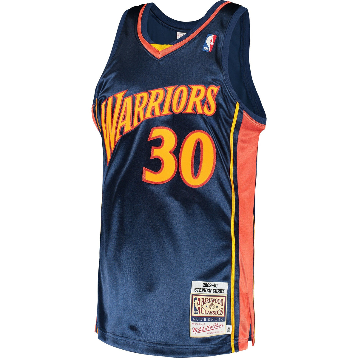 Stephen Curry Navy Golden State Warriors 2009 Hardwood Classics Authentic Jersey product image 3, provided for visual