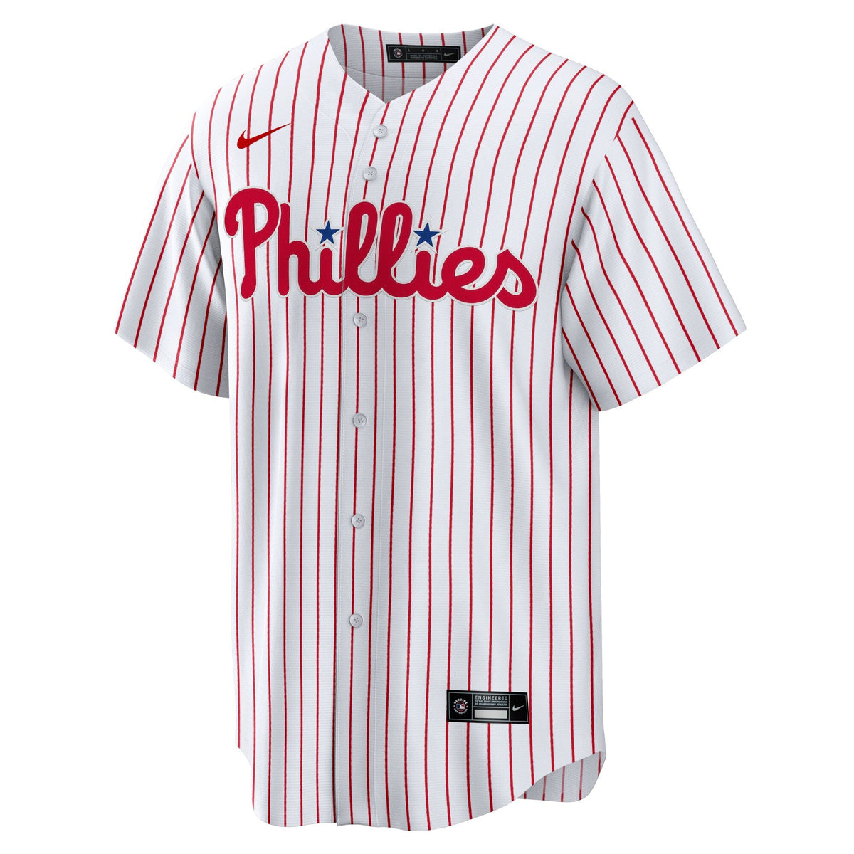 Philadelphia Phillies Alec Bohm White Replica Player Jersey product image 3, provided for visual reference and product