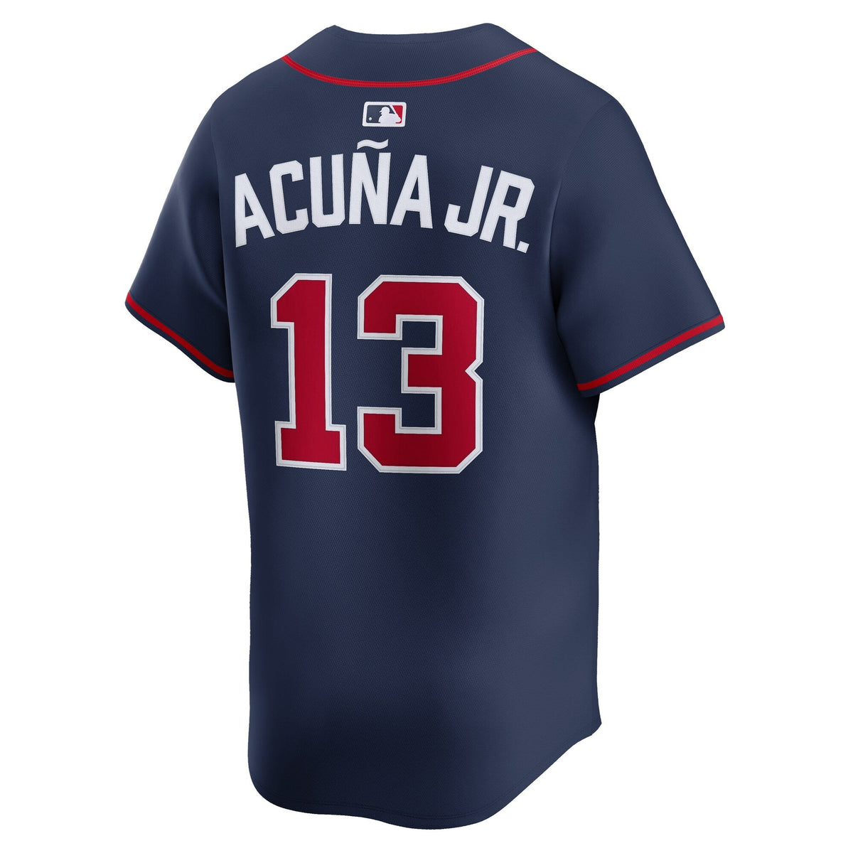 Atlanta Braves Ronald Acuña Jr. Navy Alternate Limited Jersey product image 4, provided for visual reference and product