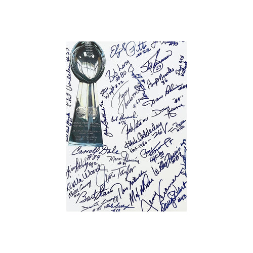 1966 Green Bay Packers Autographed Team Signed 11x15 JSA product image 1, provided for visual reference and product detail