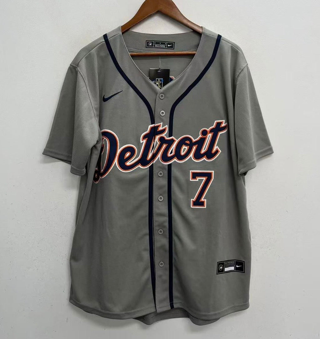 Kevin McGonigle Detroit Tigers Official MLB Nike Jersey gray product image 2