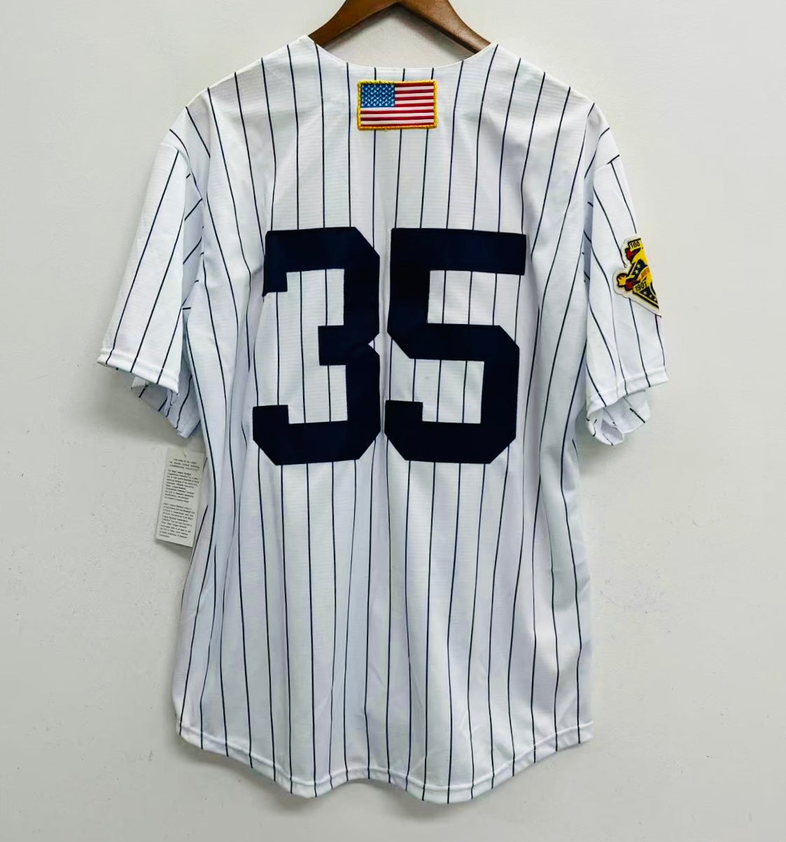Mike Mussina 2001 New York Yankees Official MLB Mitchell & product image 1
