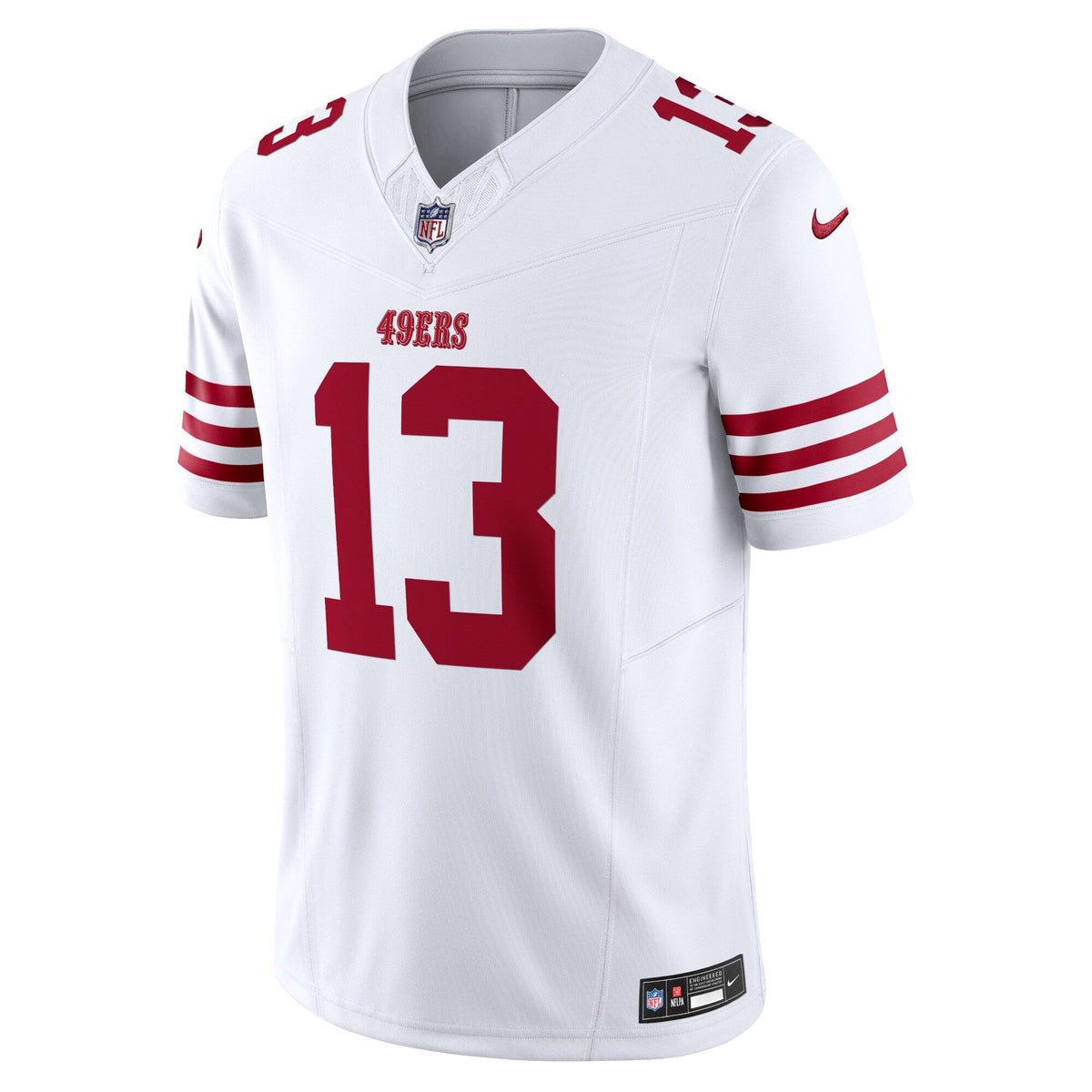 San Francisco 49ers Brock Purdy White Vapor F.U.S.E. Limited Jersey product image 3, provided for visual reference and