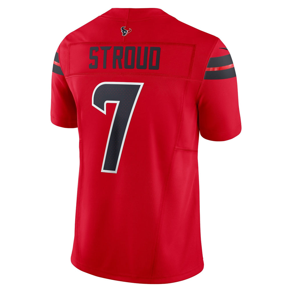 Houston Texans C.J. Stroud Red Alternate Vapor F.U.S.E. Limited Jersey product image 4, provided for visual reference and