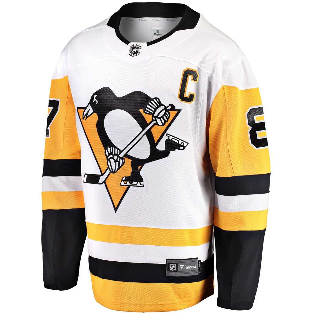 Pittsburgh Penguins Sidney Crosby White Breakaway Jersey product image 3, provided for visual reference and product detail