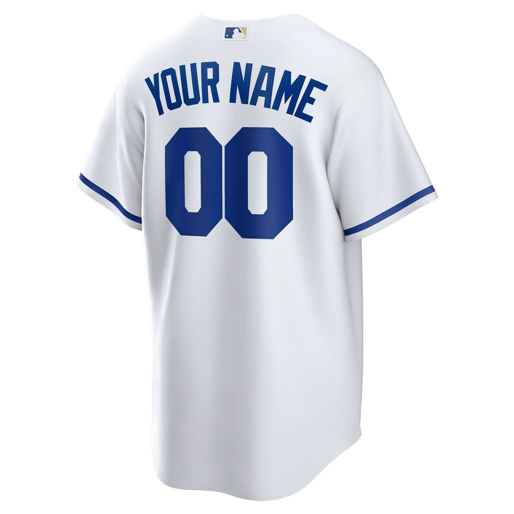 Kansas City Royals White Replica Custom Jersey product image 4, provided for visual reference and product detail review