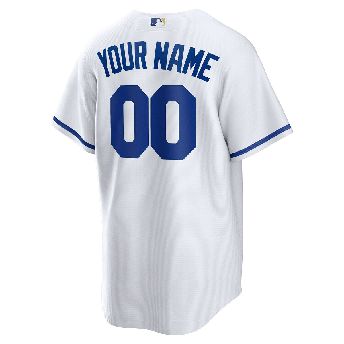 Kansas City Royals White Replica Custom Jersey product image 4, provided for visual reference and product detail review