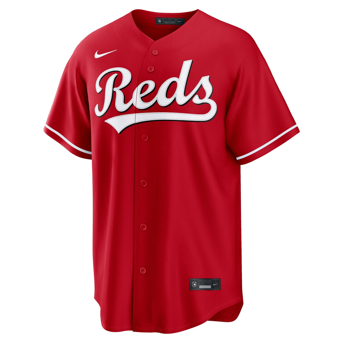 Cincinnati Reds Elly De La Cruz Red Alternate Replica Jersey product image 3, provided for visual reference and product