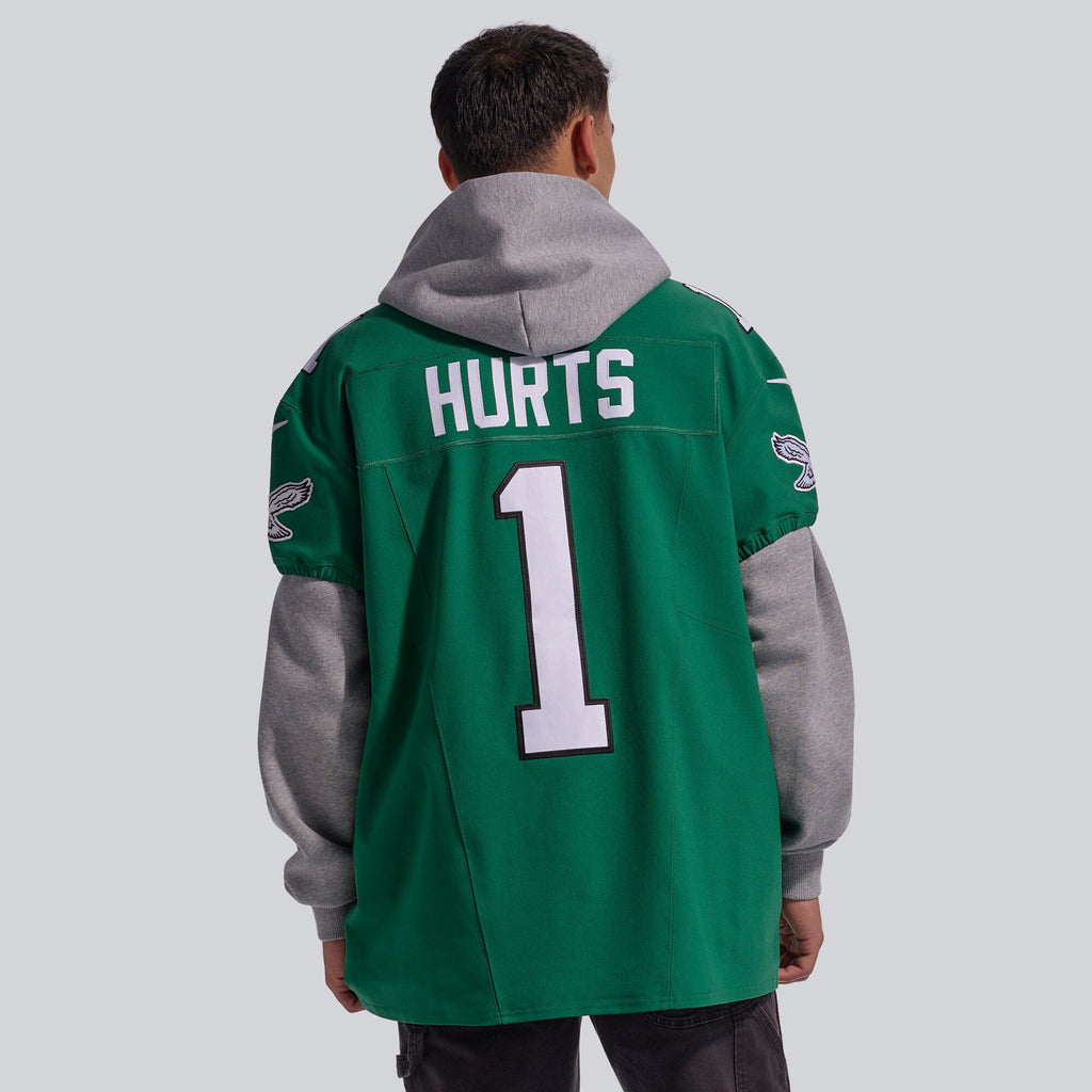 Philadelphia Eagles Jalen Hurts Kelly Green Alternate Vapor F.U.S.E. Elite Jersey product image 4, provided for visual