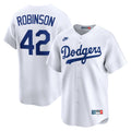 Brooklyn Dodgers Jackie Robinson White Throwback Cooperstown Collection Limited Jersey product image 1, provided for visual