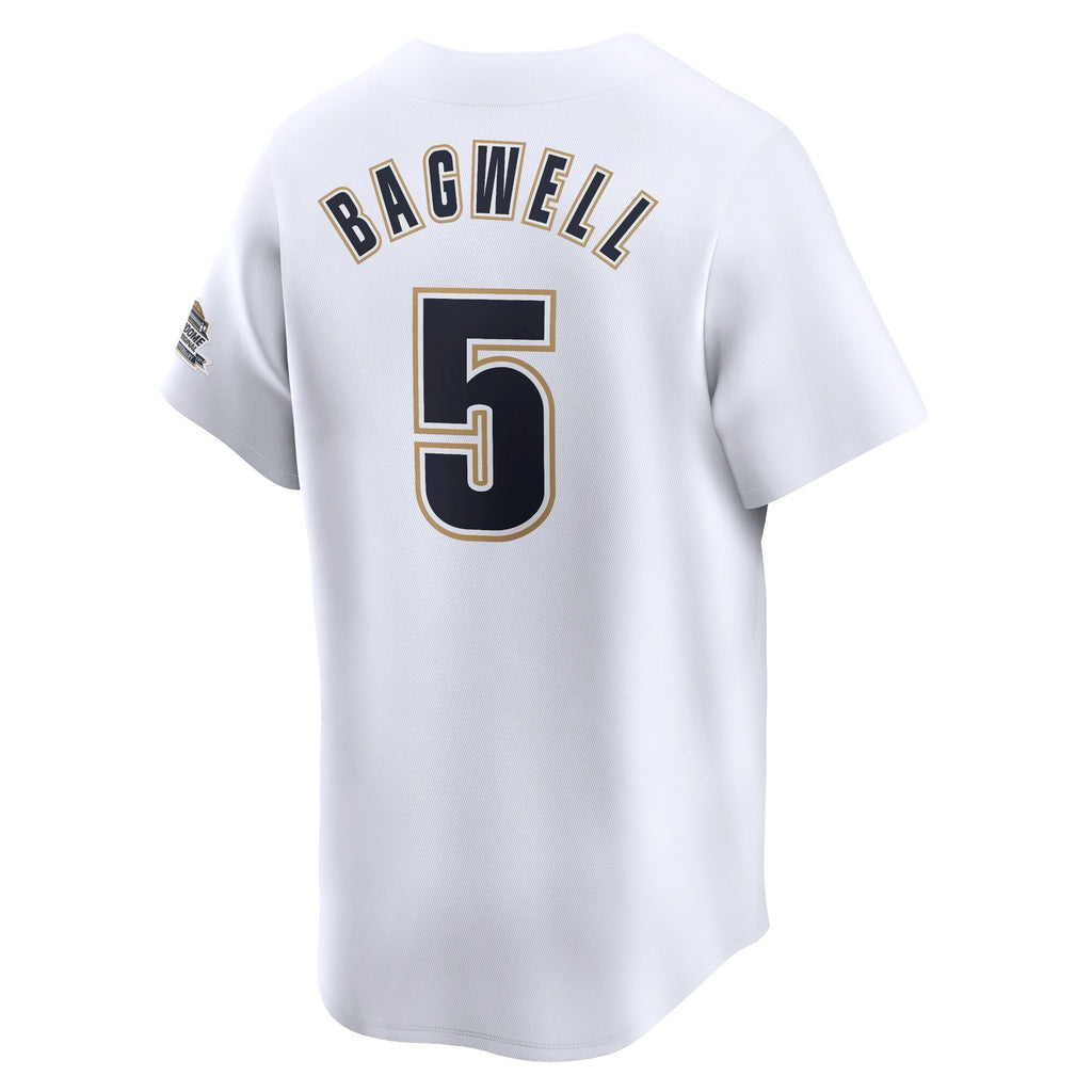 Houston Astros Jeff Bagwell White Throwback Cooperstown Collection Limited Jersey product image 4, provided for visual