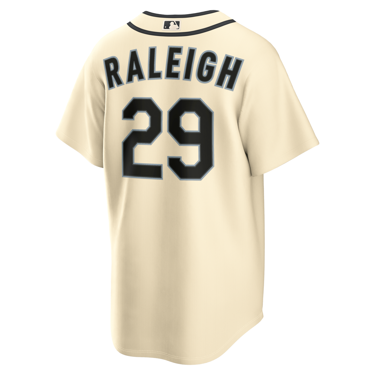 Seattle Mariners Cal Raleigh Cream Alternate Replica Jersey product image 4, provided for visual reference and product