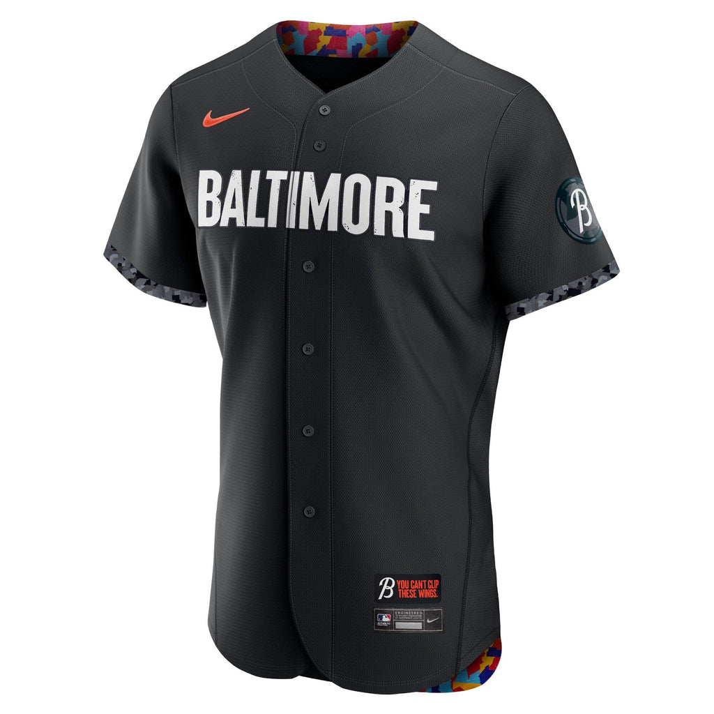 Baltimore Orioles Black City Connect Authentic Jersey product image 3, provided for visual reference and product detail