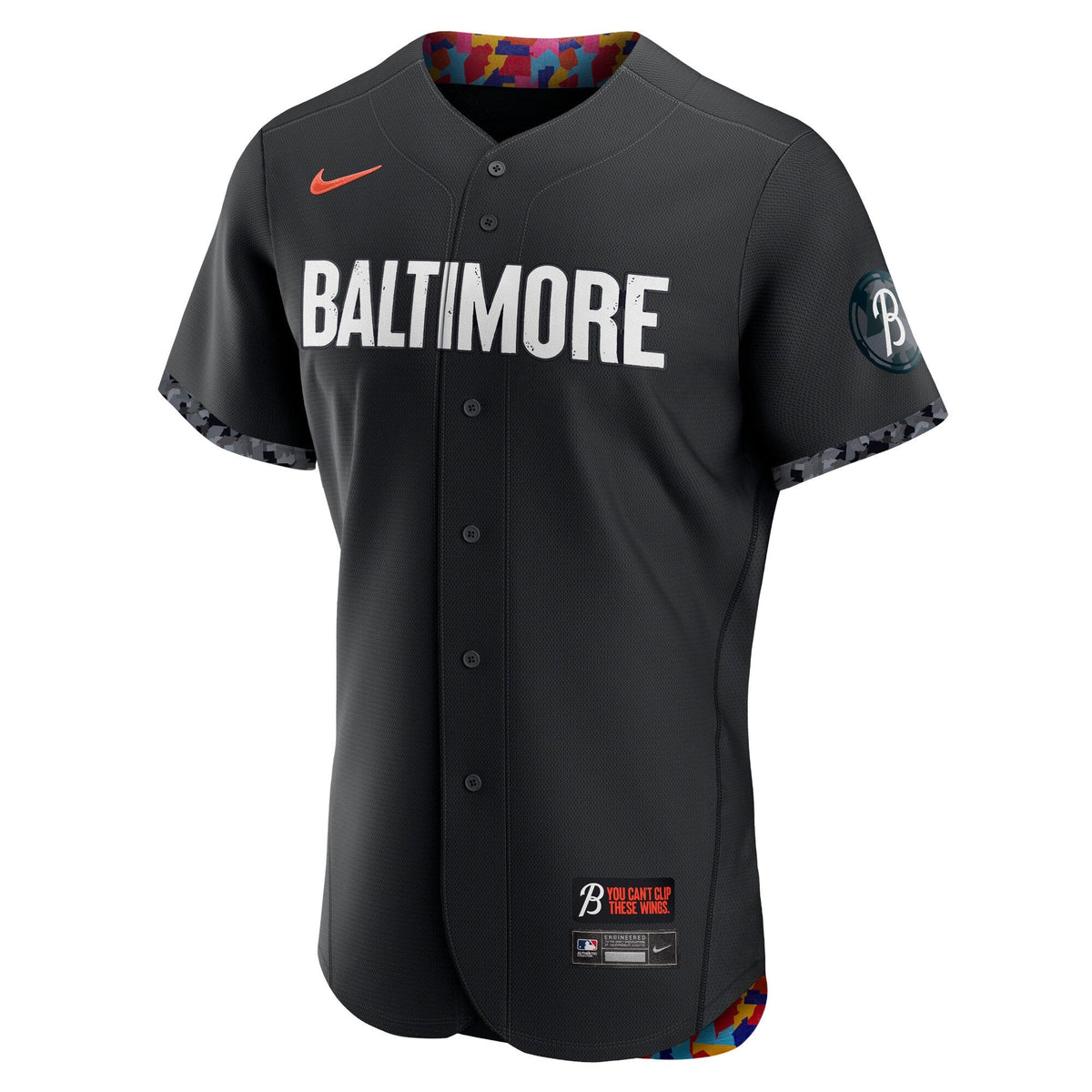 Baltimore Orioles Black City Connect Authentic Jersey product image 3, provided for visual reference and product detail