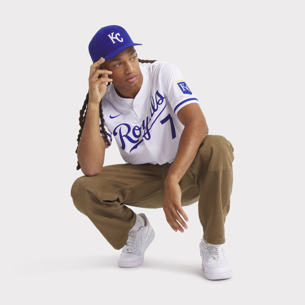 Kansas City Royals Bobby Witt Jr. White Home Limited Player Jersey product image 8, provided for visual reference and