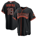 San Francisco Giants Rafael Devers Black Alternate Stadium Jersey product image 1, provided for visual reference and product