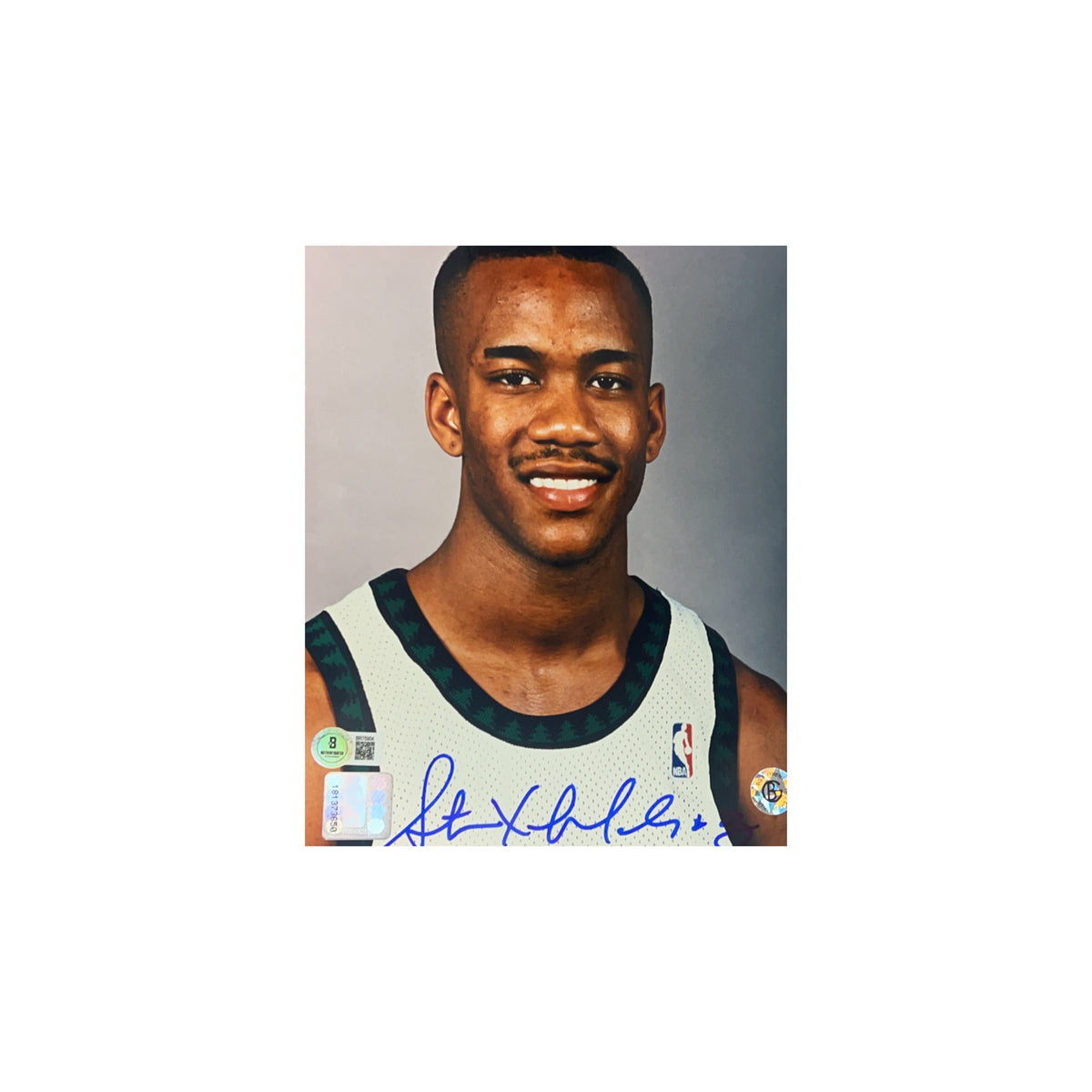 Stephon Marbury Autographed Minnesota Timberwolves Headshot 8x10 Beckett product image 1, provided for visual reference and