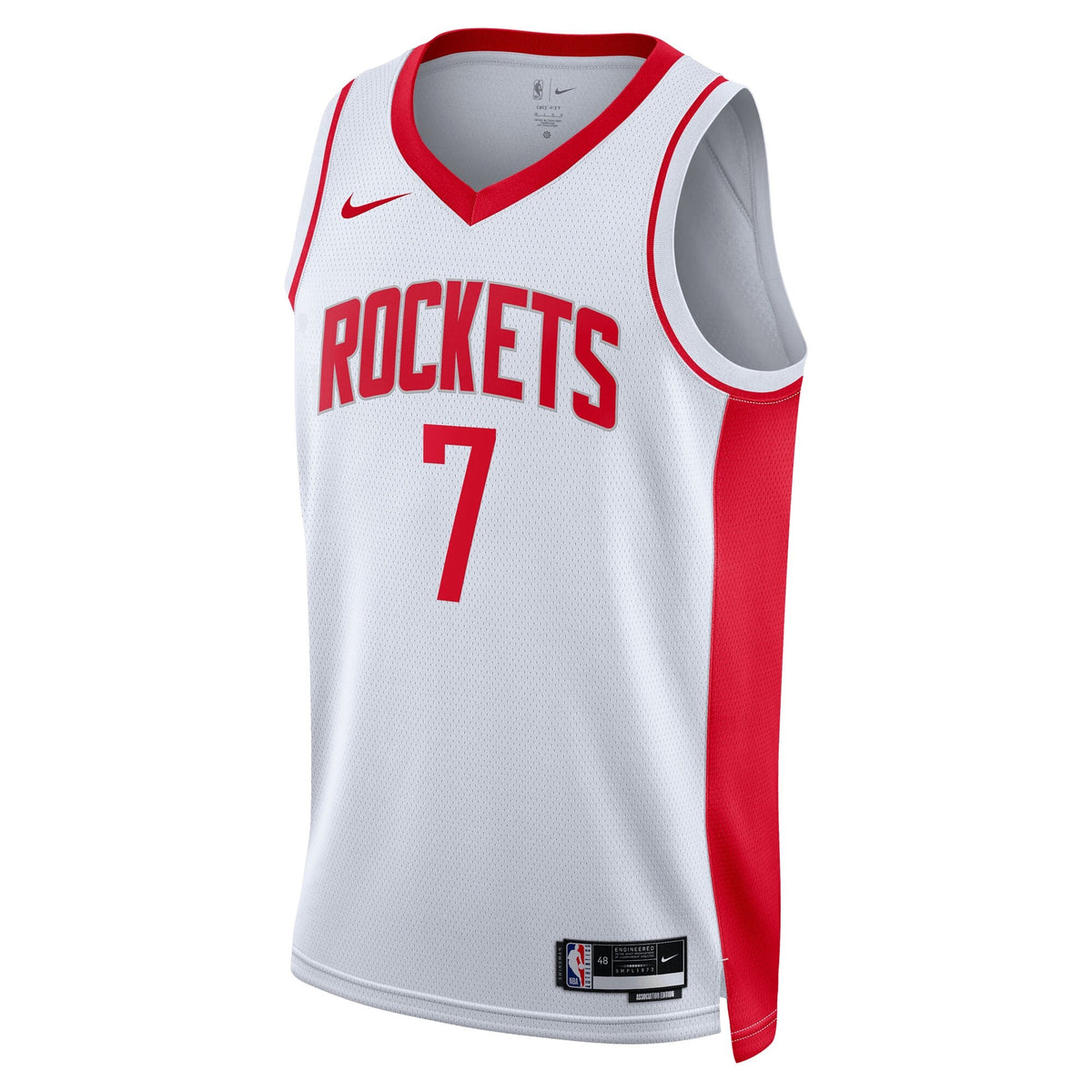 Houston Rockets Association Edition Swingman Jersey - White - Kevin Durant product image 3, provided for visual reference