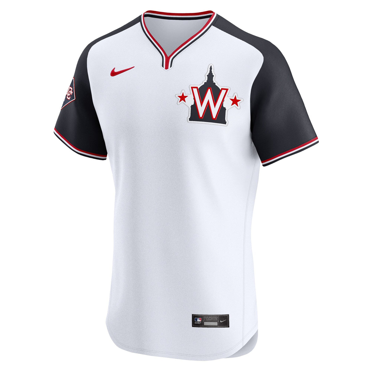 Washington Nationals Navy Alternate Elite Jersey product image 3, provided for visual reference and product detail review