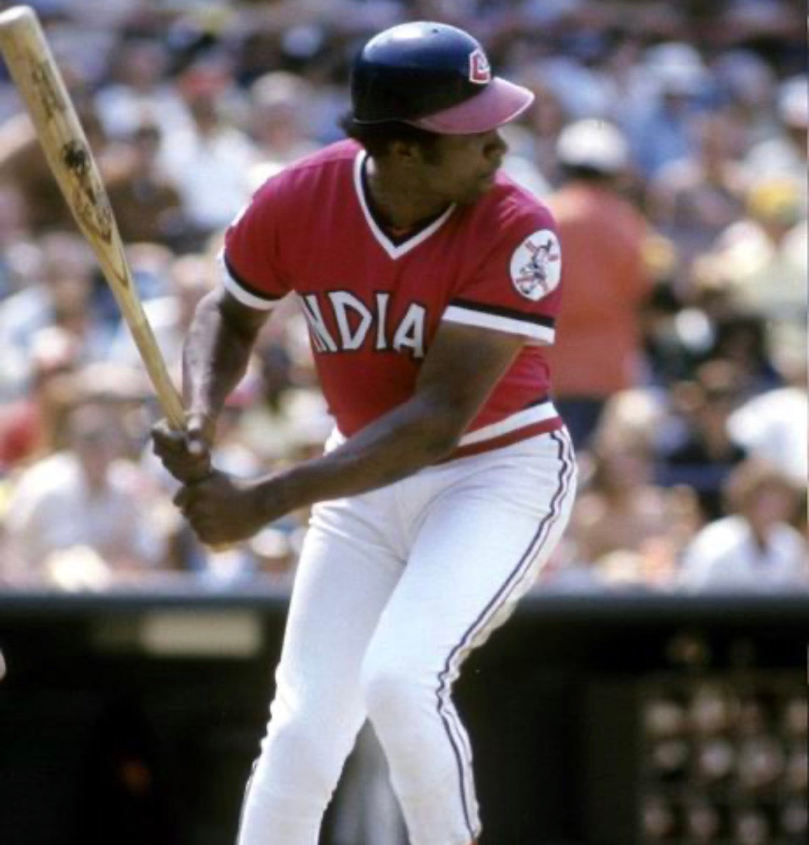 Frank Robinson Cleveland Indians Official MLB Majestic product image 3