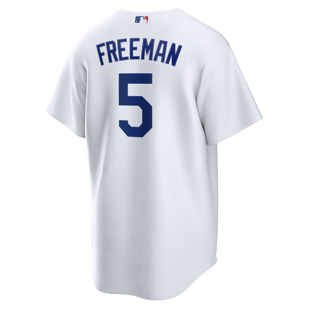 Los Angeles Dodgers Freddie Freeman White Replica Player Jersey product image 4, provided for visual reference and product