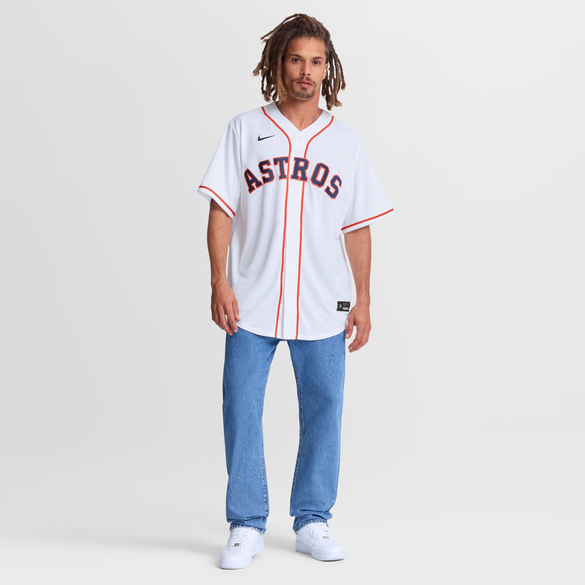 Houston Astros Jose Altuve White Home Replica Jersey product image 5, provided for visual reference and product detail review