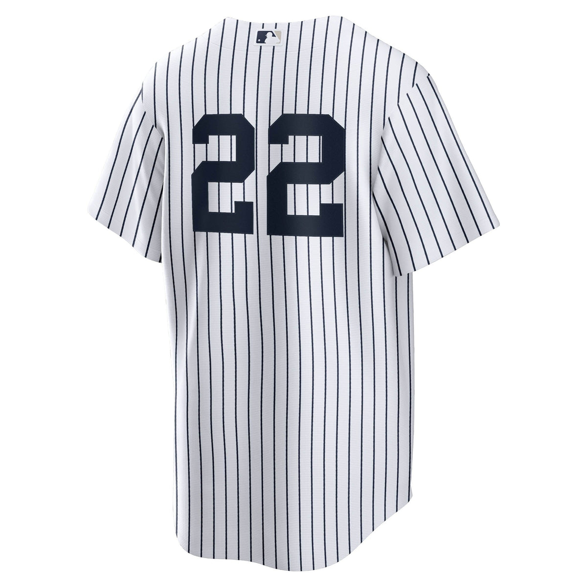 New York Yankees Ben Rice White Home Replica Jersey product image 4, provided for visual reference and product detail review
