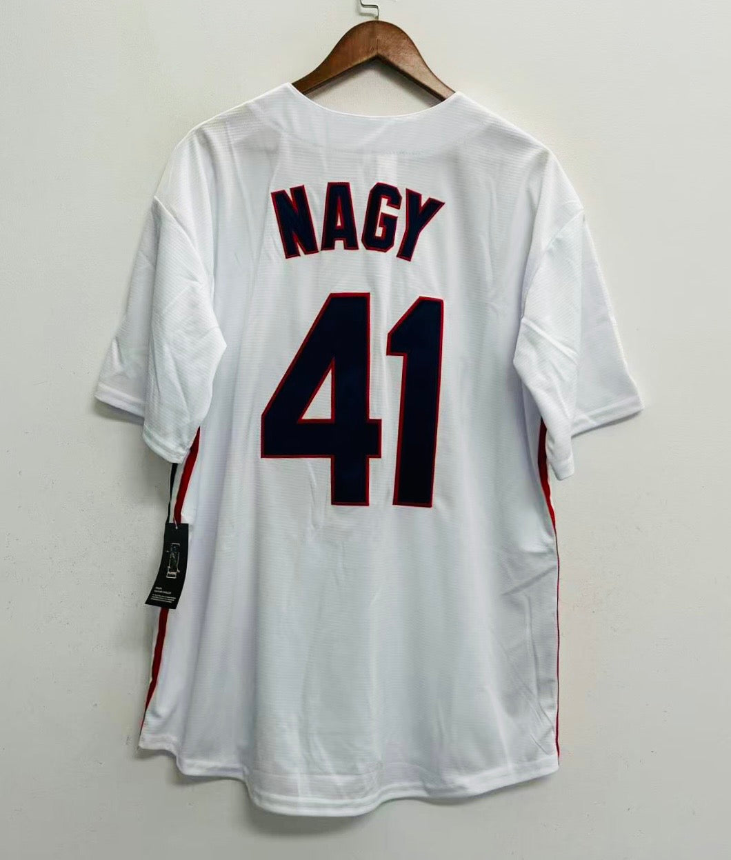 Charles Nagy Cleveland Indians Official MLB Majestic Jersey product image 1