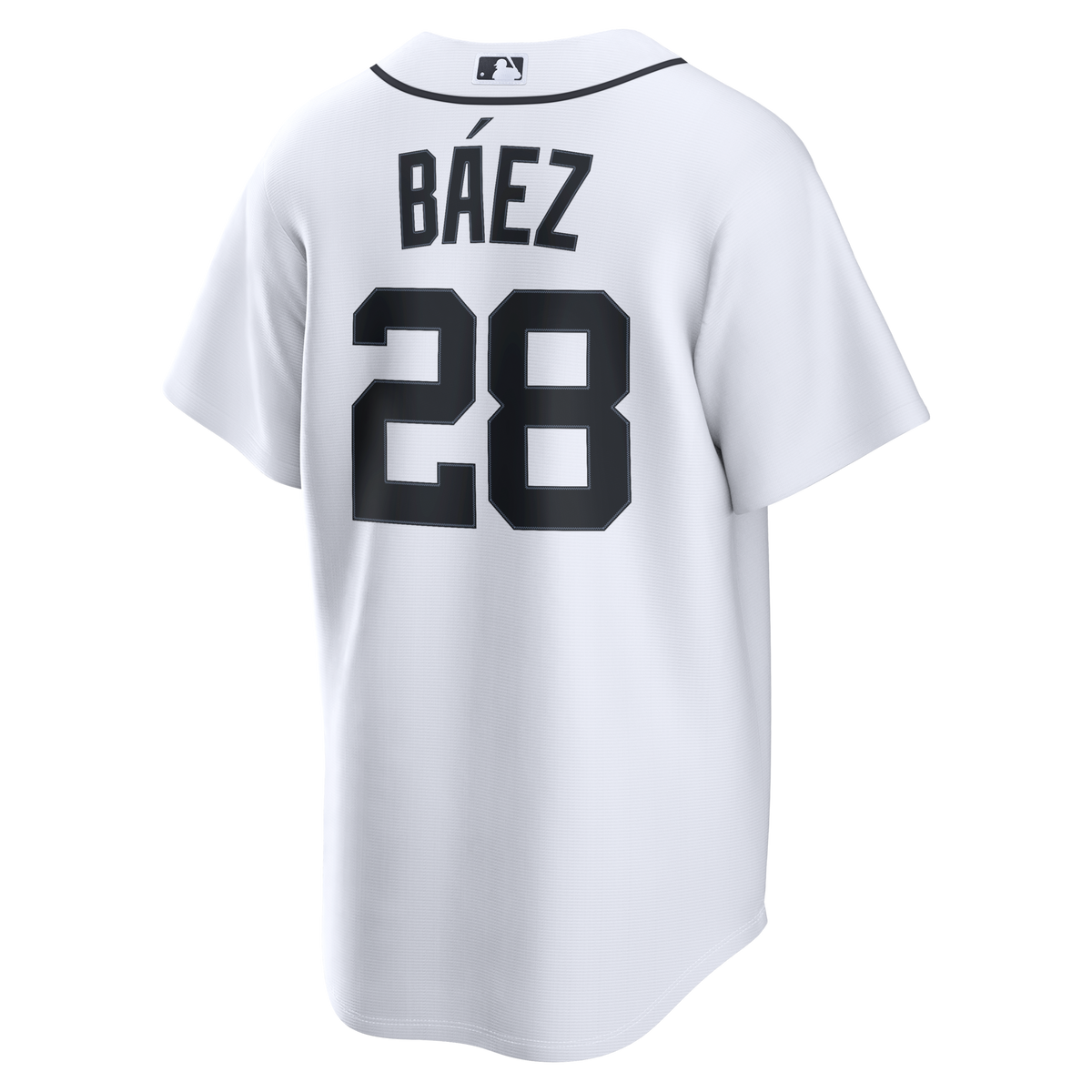 Detroit Tigers Javier Báez White Home Replica Jersey product image 4, provided for visual reference and product detail review