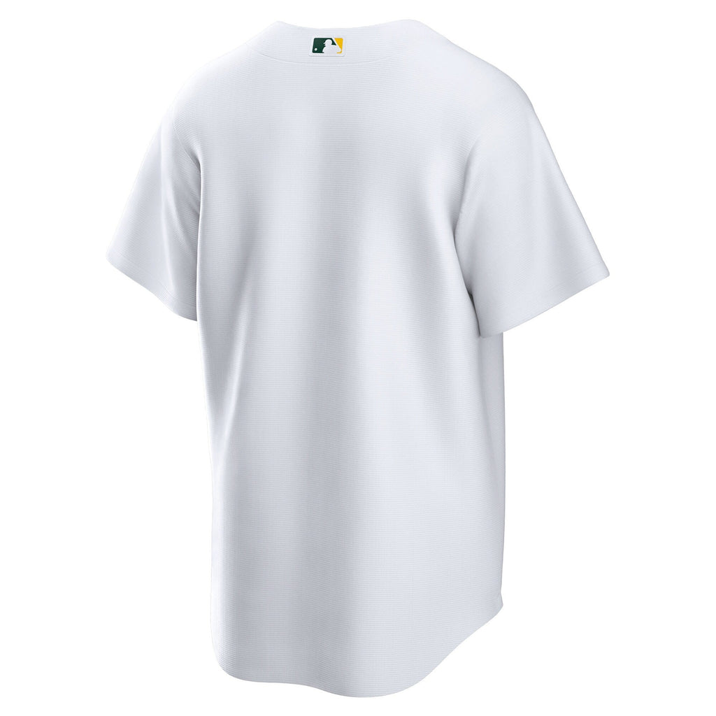 Athletics White Home Blank Replica Jersey product image 4, provided for visual reference and product detail review