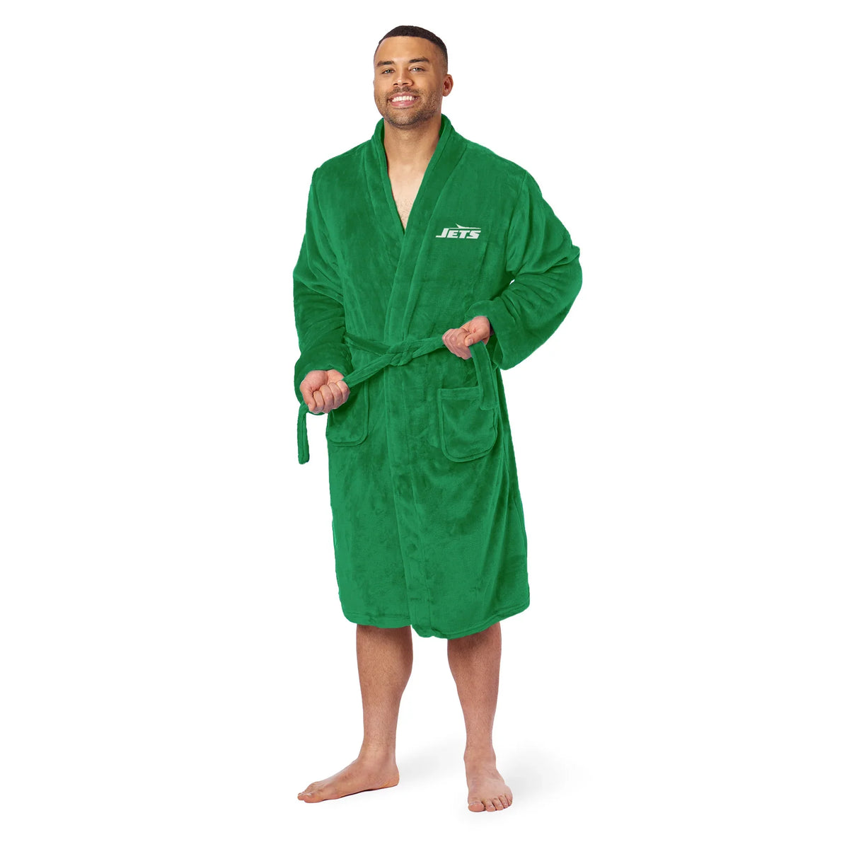 New York Jets Men’s/Woman Official NFL bath robe 26x47 one product image 1