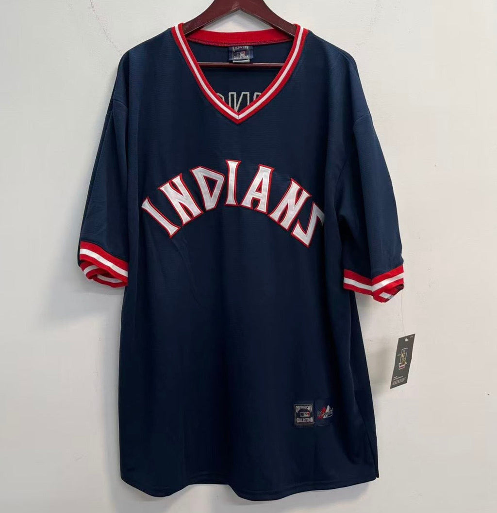 Frank Robinson Cleveland Indians Official MLB Majestic product image 2