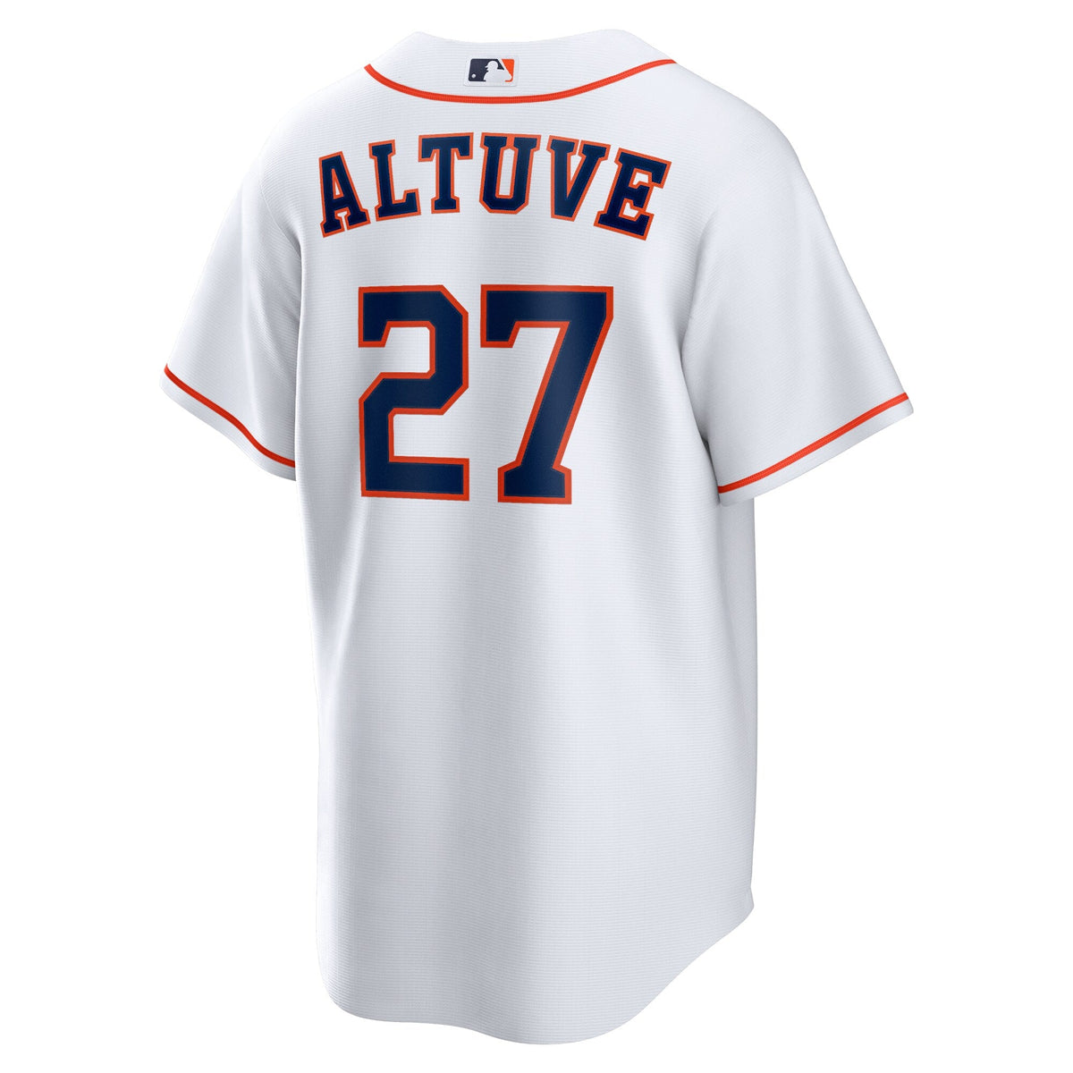 Houston Astros Jose Altuve White Home Replica Player Name Jersey product image 4, provided for visual reference and product