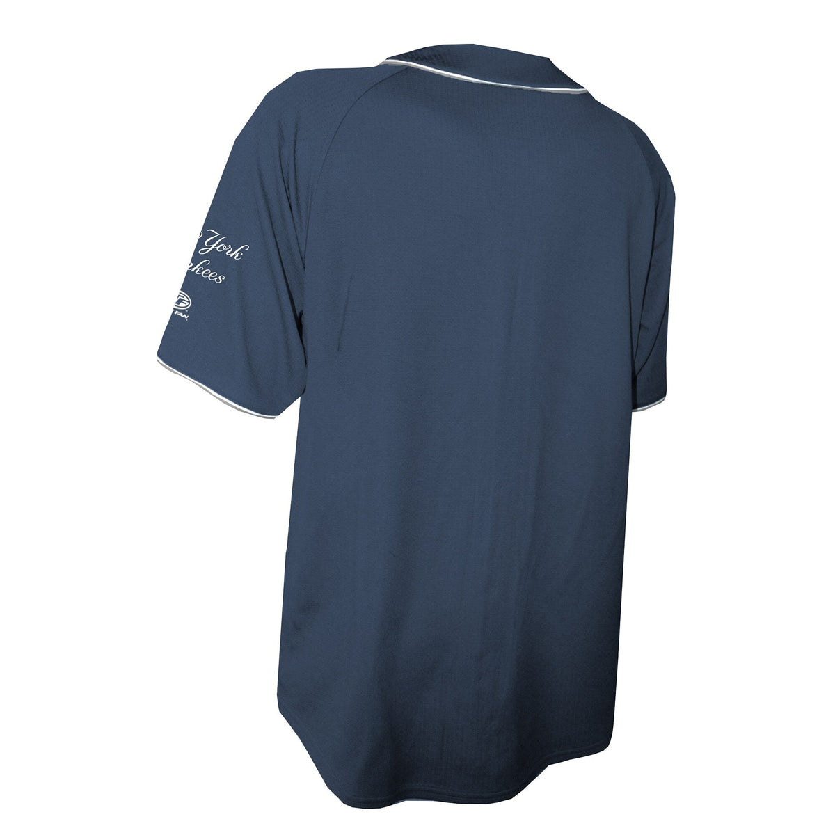 New York Yankees Navy Team Color Full-Button Fashion Jersey product image 4, provided for visual reference and product