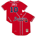 Atlanta Braves Chipper Jones Red 2006 Cooperstown Collection Authentic Jersey product image 1, provided for visual reference