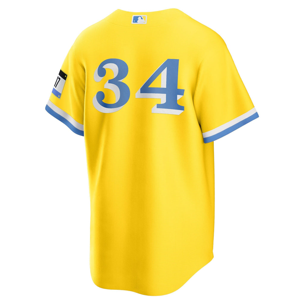 Boston Red Sox David Ortiz Gold Retired Player City Connect Replica Jersey product image 4, provided for visual reference