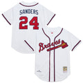 Atlanta Braves Deion Sanders White Cooperstown Collection 1992 Authentic Jersey product image 1, provided for visual