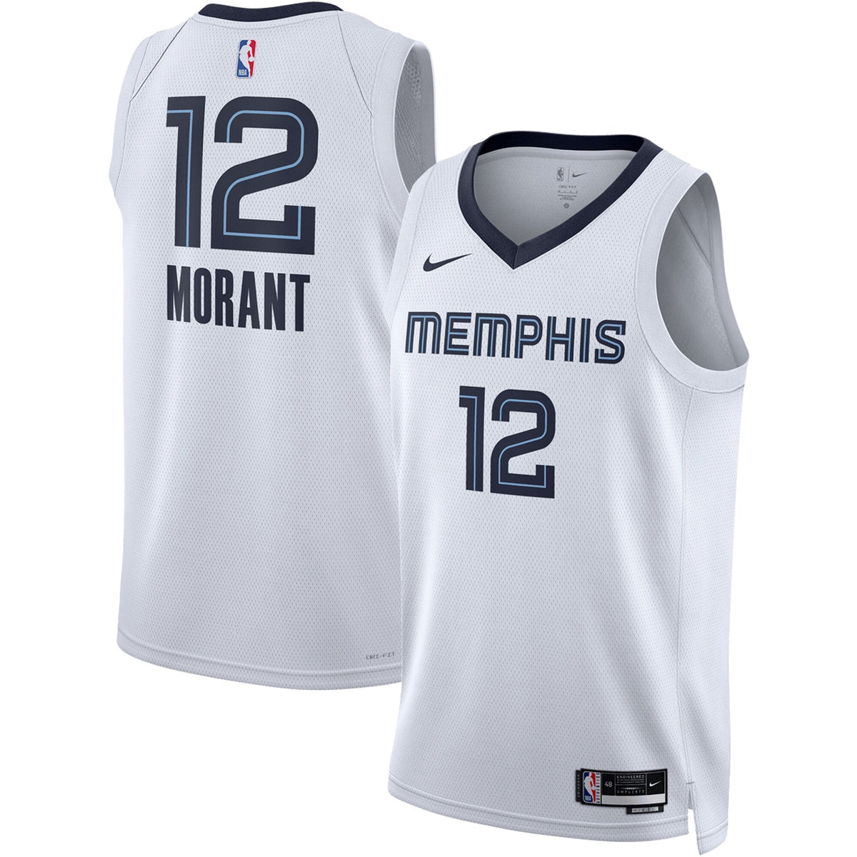 Memphis Grizzlies Association Edition Swingman Jersey - Ja Morant product image 1, provided for visual reference and product