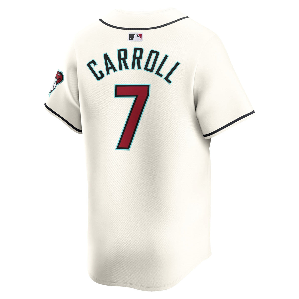 Arizona Diamondbacks Corbin Carroll White Home Limited Player Jersey product image 4, provided for visual reference and