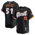 San Francisco Giants Jung Hoo Lee Black 2025 City Connect Limited Jersey product image 1, provided for visual reference and