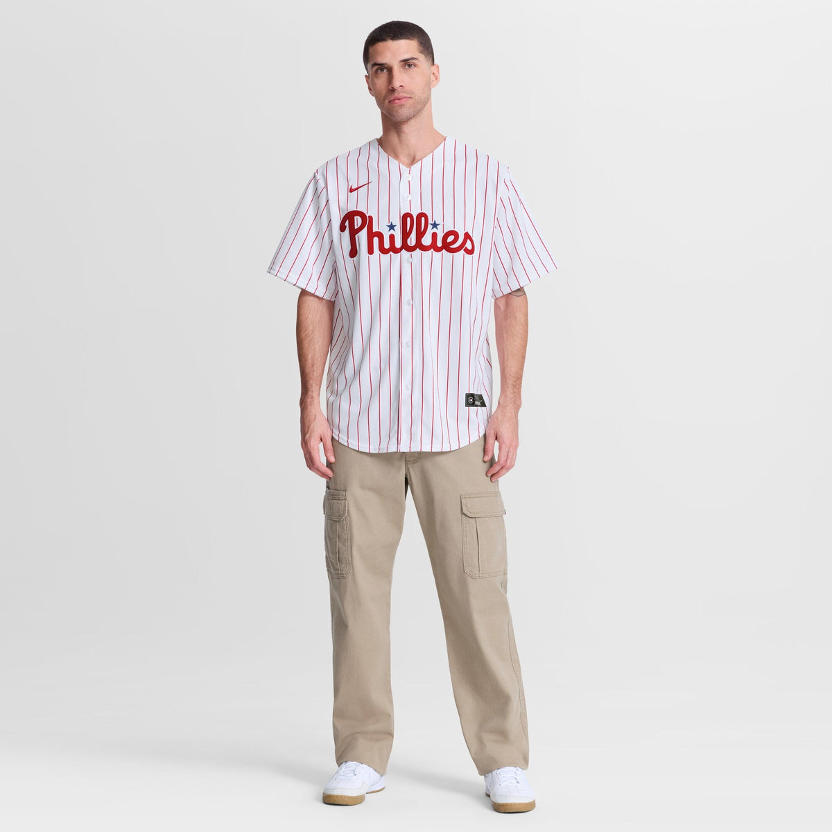 Philadelphia Phillies Bryce Harper White Home Replica Jersey product image 5, provided for visual reference and product