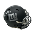 Tyrone Tracy Autographed New York Giants Slate Mini Helmet Beckett product image 1, provided for visual reference and