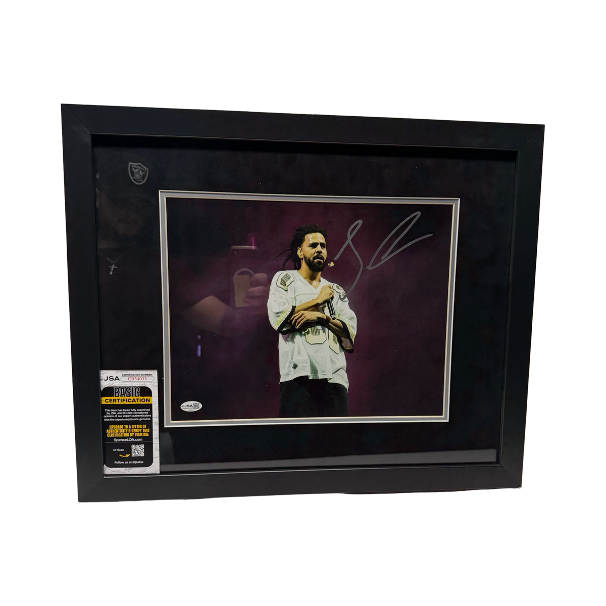 J. Cole Signed 11x14 Black framed Concert Photo Autographed Hip-Hop Rap JSA COA product image 1, provided for visual