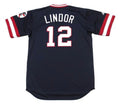 Francisco Lindor Cleveland Indians blue retro Jersey product image 1