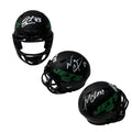 Santana Moss, Wayne Chrebet & Laveranues Coles Autographed New York Jets Eclipse Mini Helmet Steiner CX product image 1,