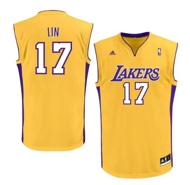 Jeremy Lin Los Angeles Lakers Official NBA Adidas Jersey product image 1