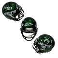 Santana Moss, Wayne Chrebet & Laveranues Coles Autographed New York Jets Speed Mini Helmet Steiner CX product image 1,